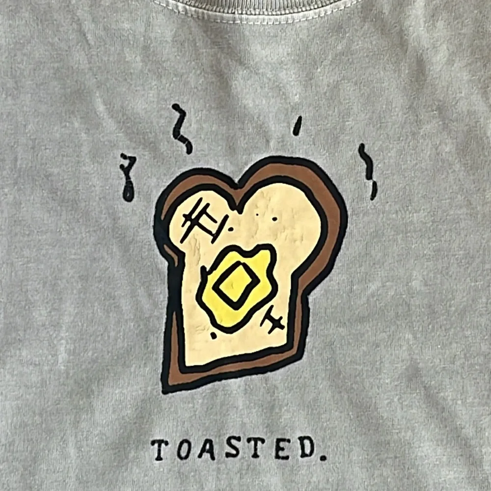 Mike Made This”Toasted” Green Comfort Colors by Chouinard Graphics Crewneck T-L - Picture 2 of 5